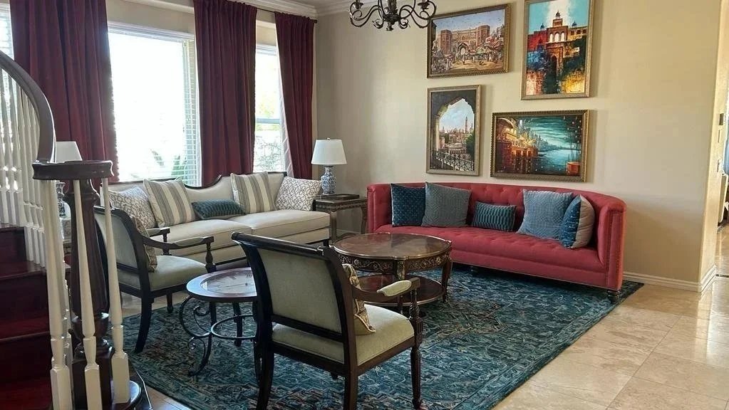 Cultural Elegance | Formal Living Room, CA