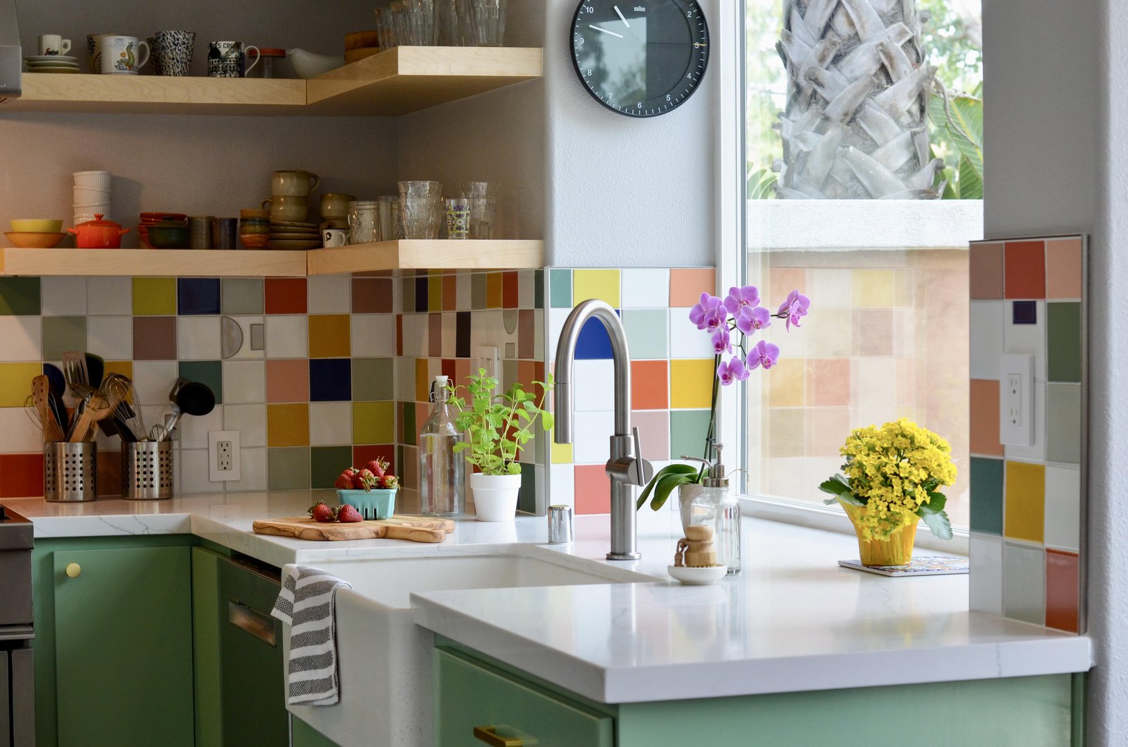 Bright and Energizing Confetti Kitchen