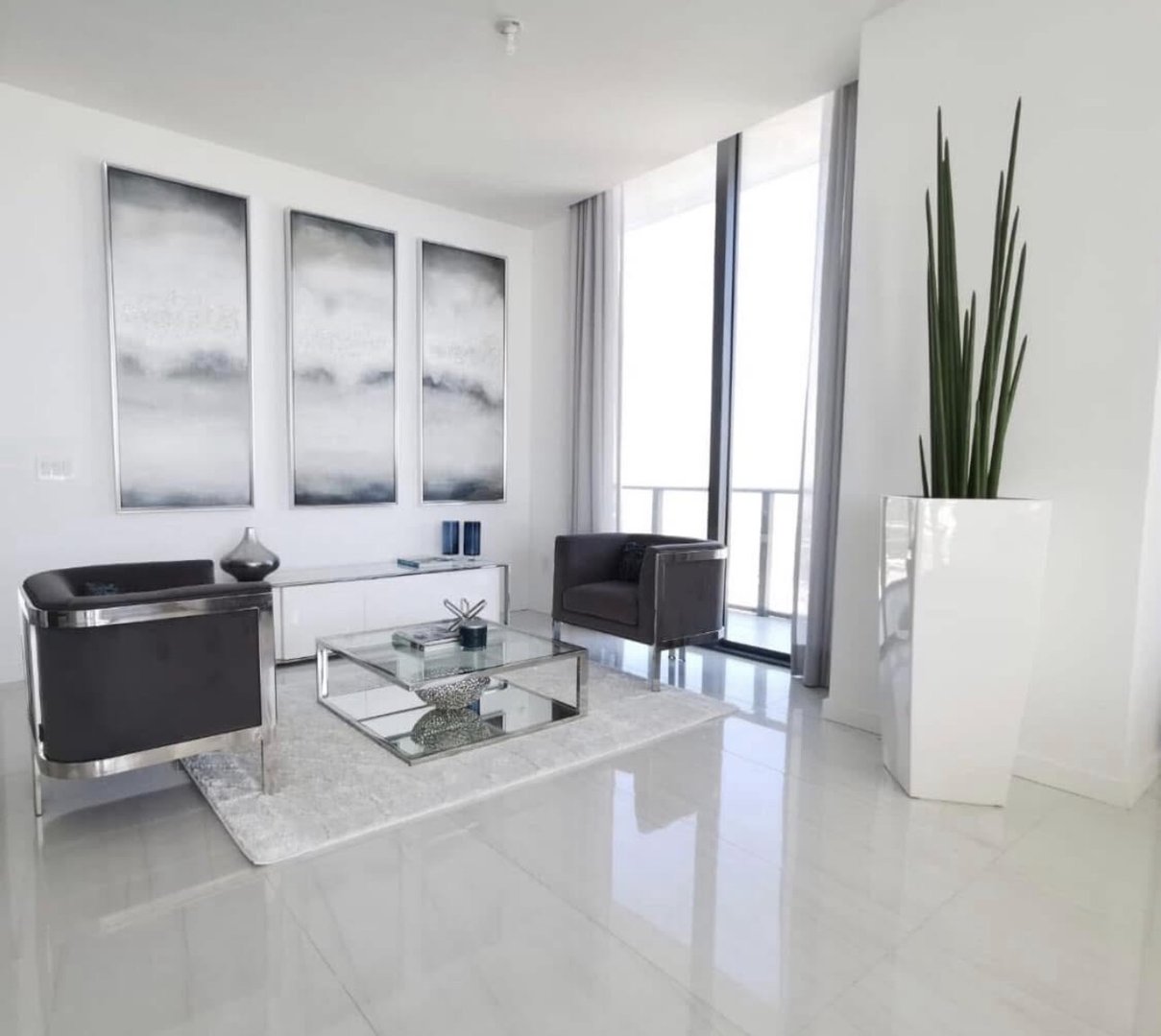 Miami Penthouse Living Room
